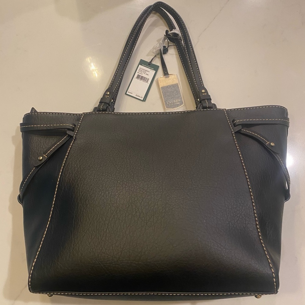Ralph Lauren Black Sheldon Tote - NWT - Picture 4 of 14